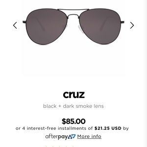NWT Diff Cruz sunglasses